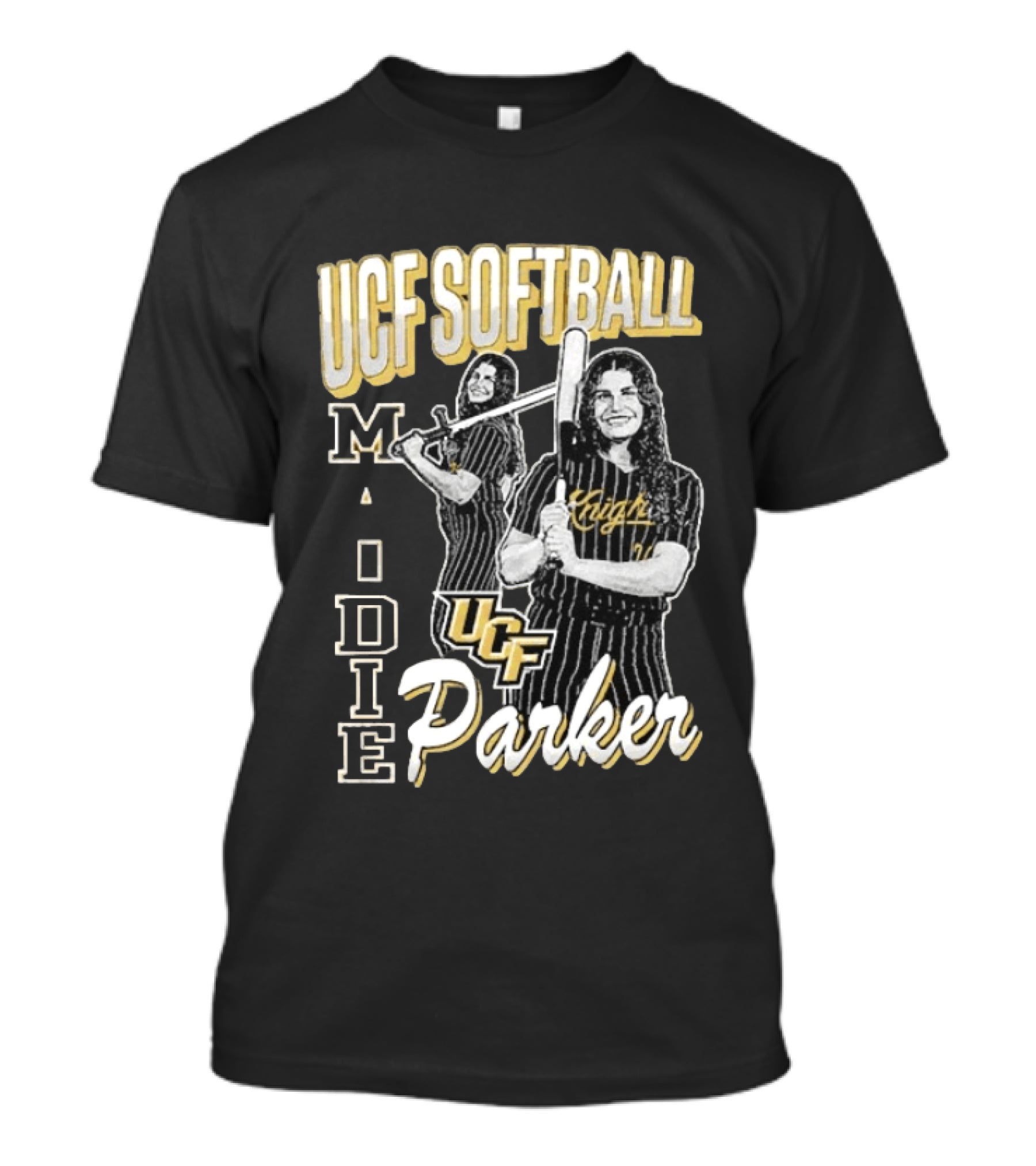 UCF Softball Maddie Parker Knights Player M Parker UCF T-Shirt