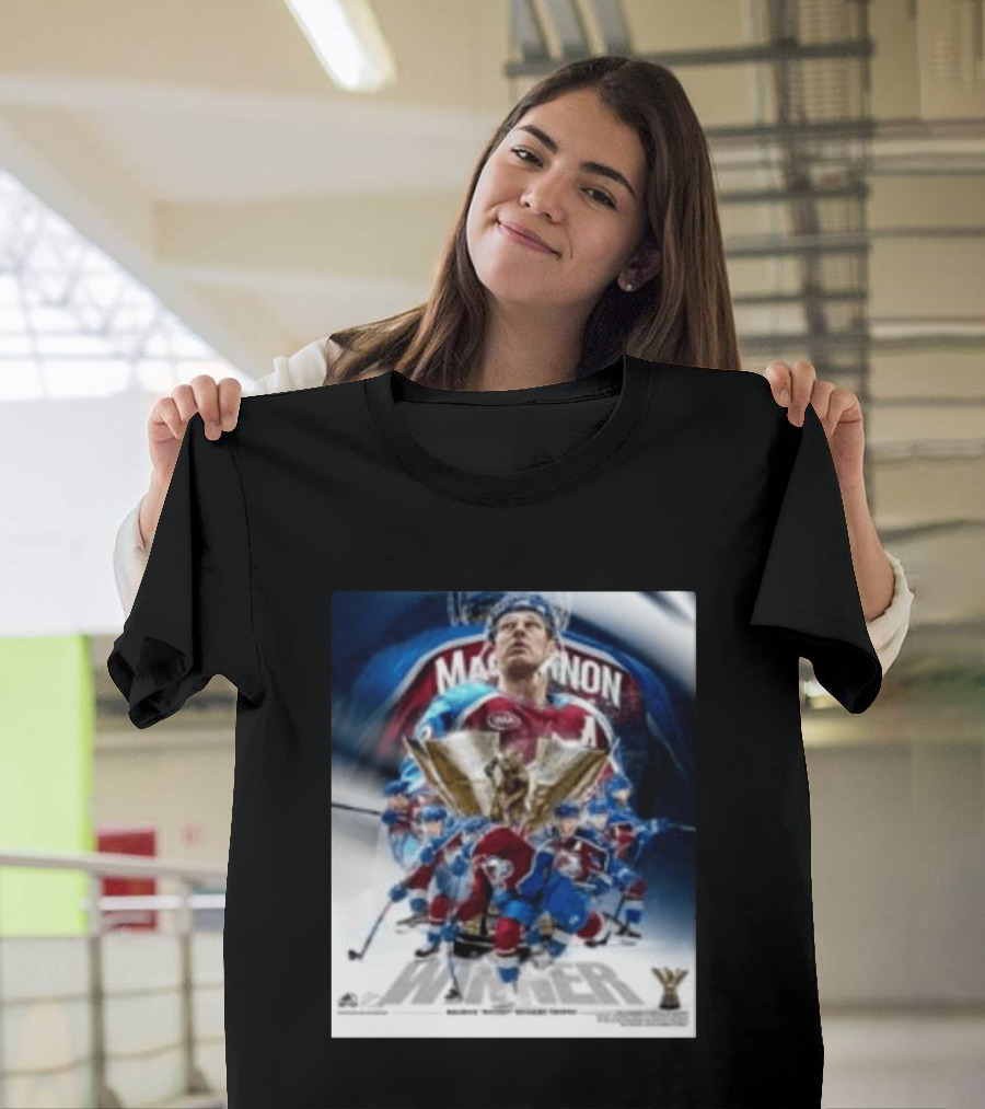 Nathan Mackinnon Winner 2026 Rocket Richard Trophy Colorado Hockey Team T-Shirt