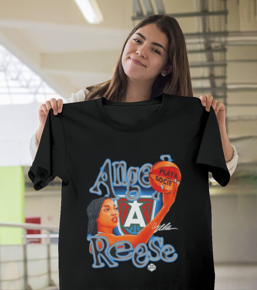 Angel Reese Atlanta Dream Playasocié WNBA T-Shirt