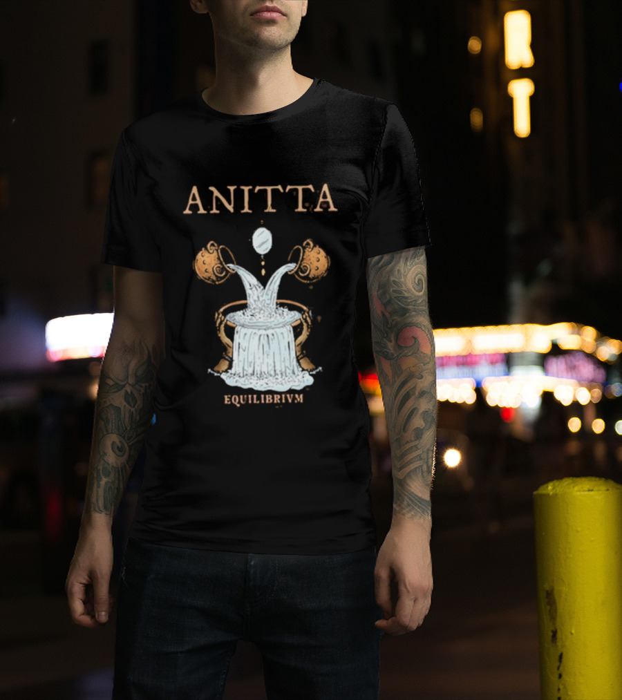Anitta Equilibrivm Water Dual Amphora Pouring Balance T-Shirt