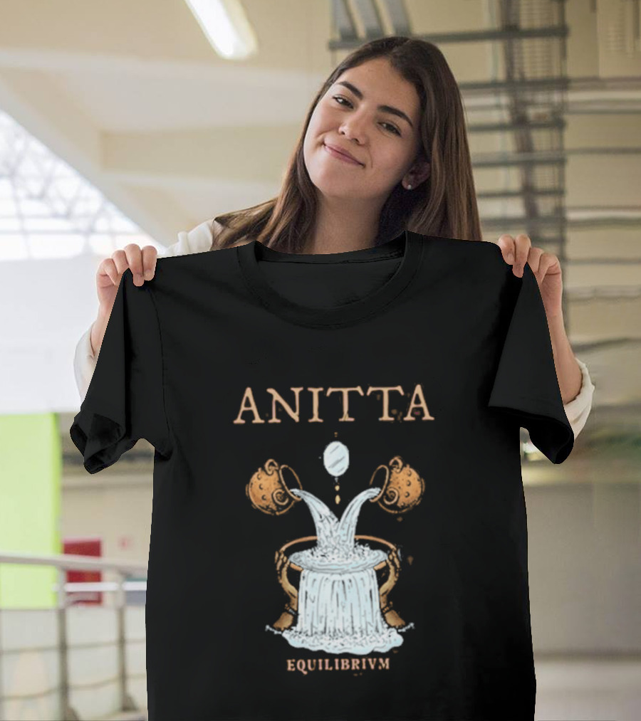 Anitta Equilibrivm Water Dual Amphora Pouring Balance T-Shirt