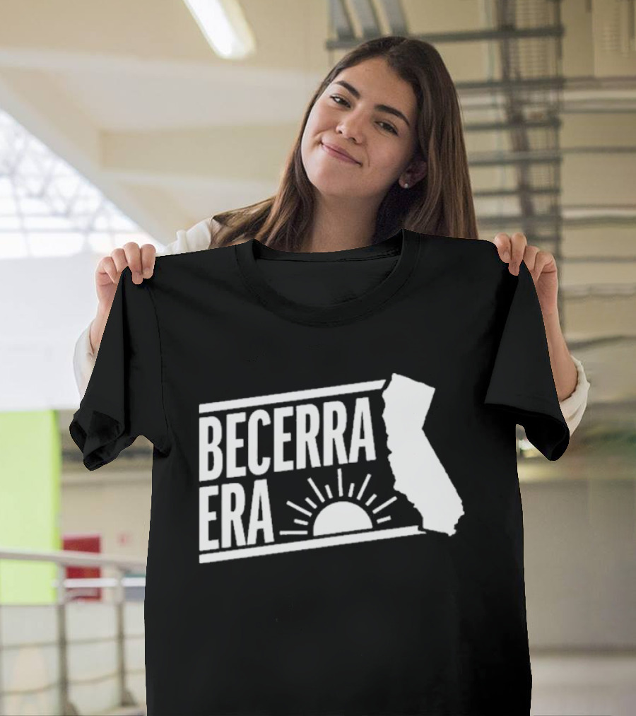 Becerra Era California Sun State Outline 2026 T-Shirt