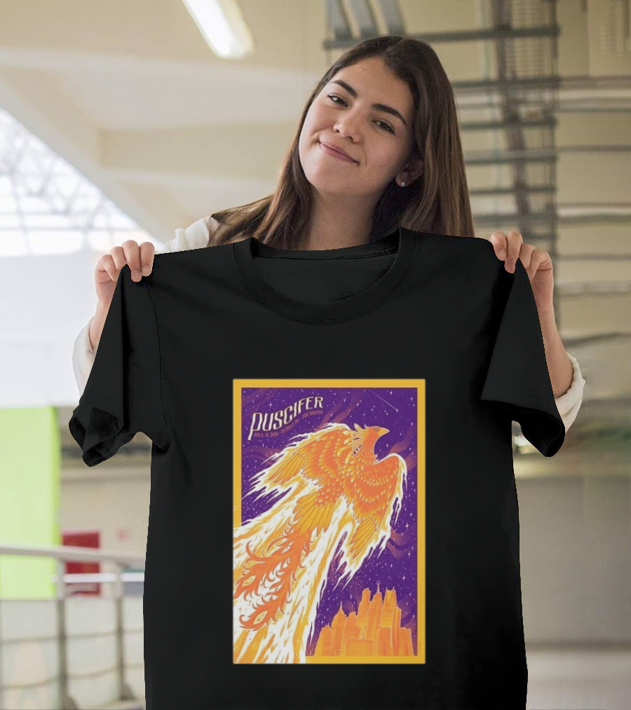 Puscifer Phoenix Rising Apr 18 2026 At Fox Theatre Detroit T-Shirt