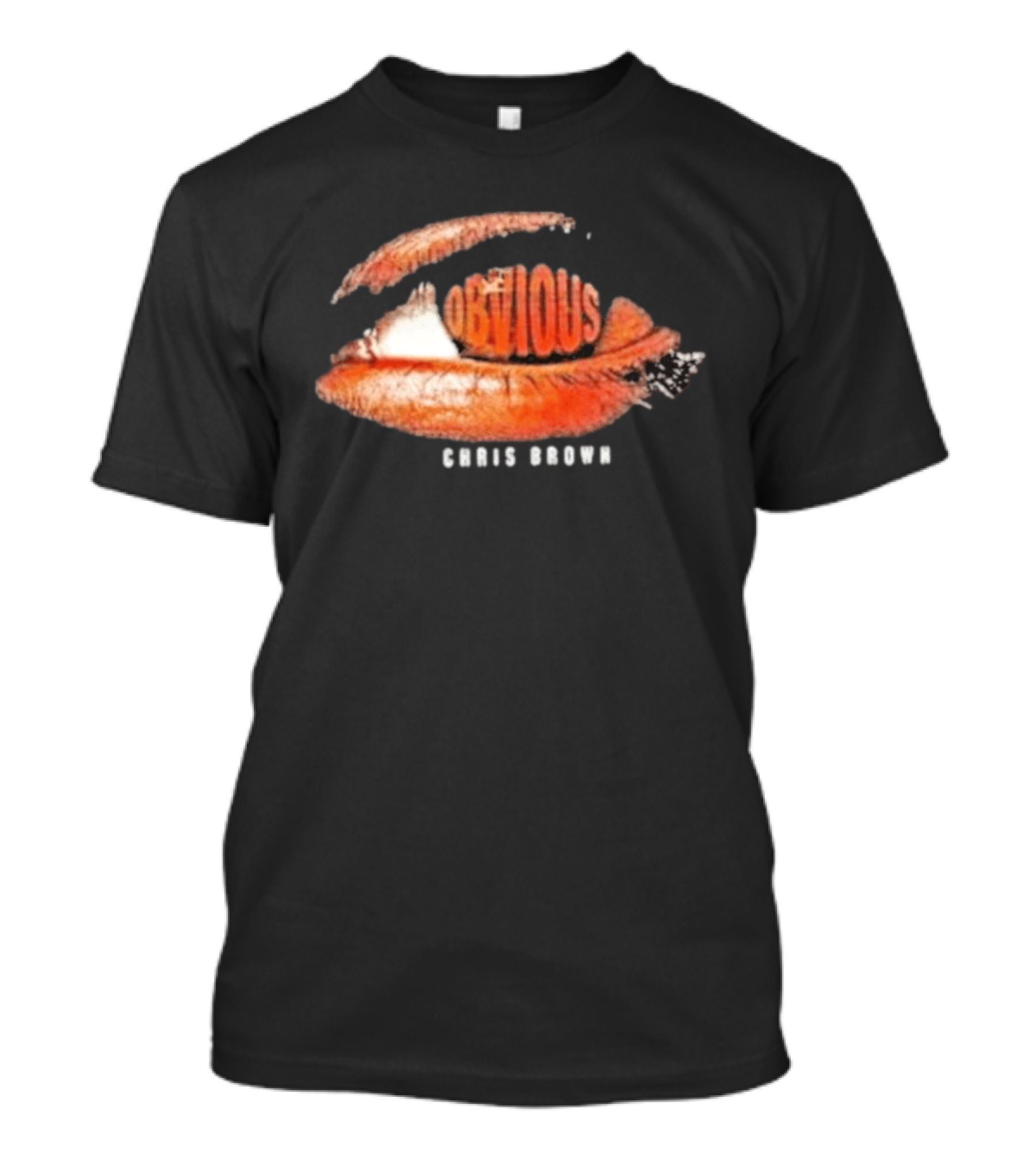 Chris Brown Obvious Eye Lip T-Shirt