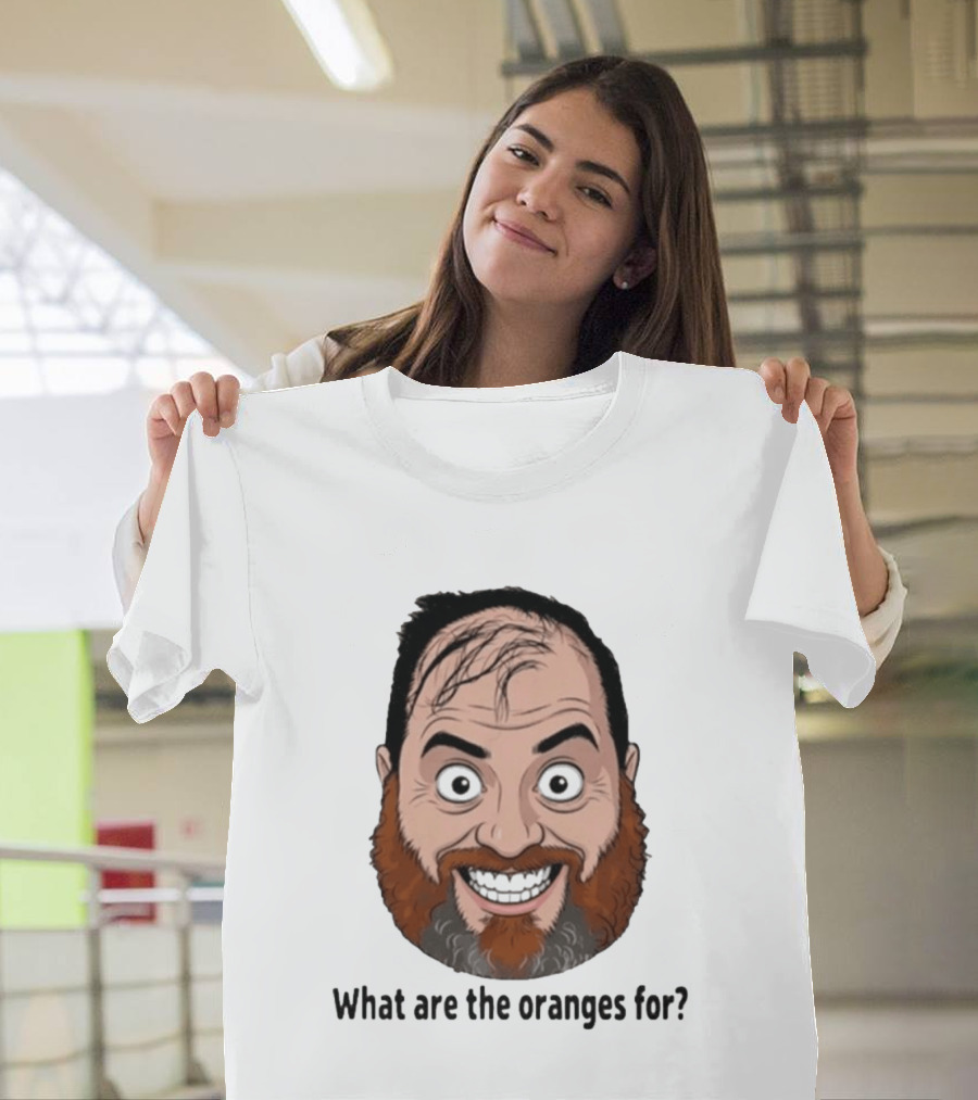 Camelcast What Are The Oranges For Meme Face T-Shirt