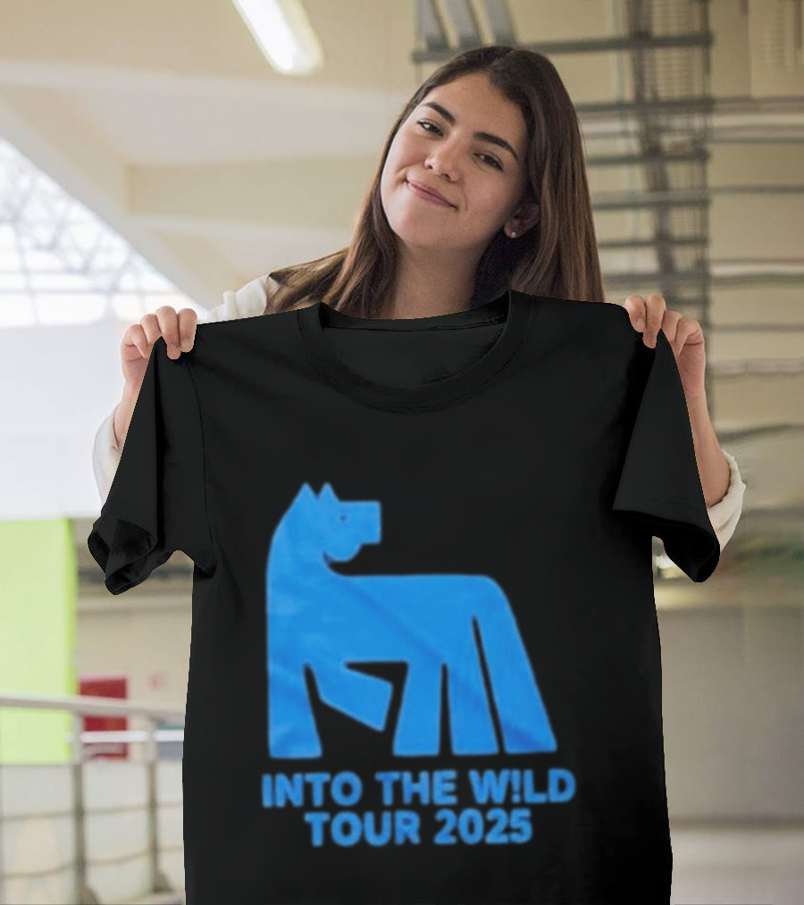 Russ Into The Wild Tour 2025 Blue Bear T-Shirt