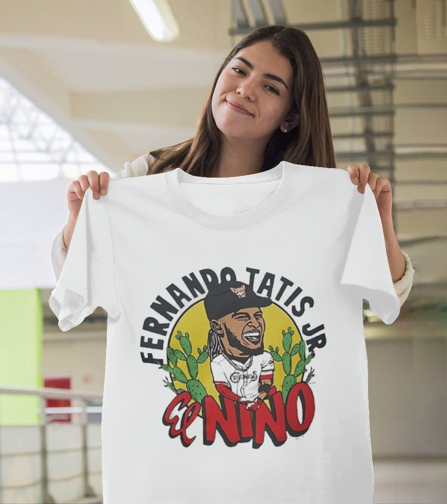 Fernando Tatis Jr El Niño Chihuahuas Cactus MLB Baseball T-Shirt