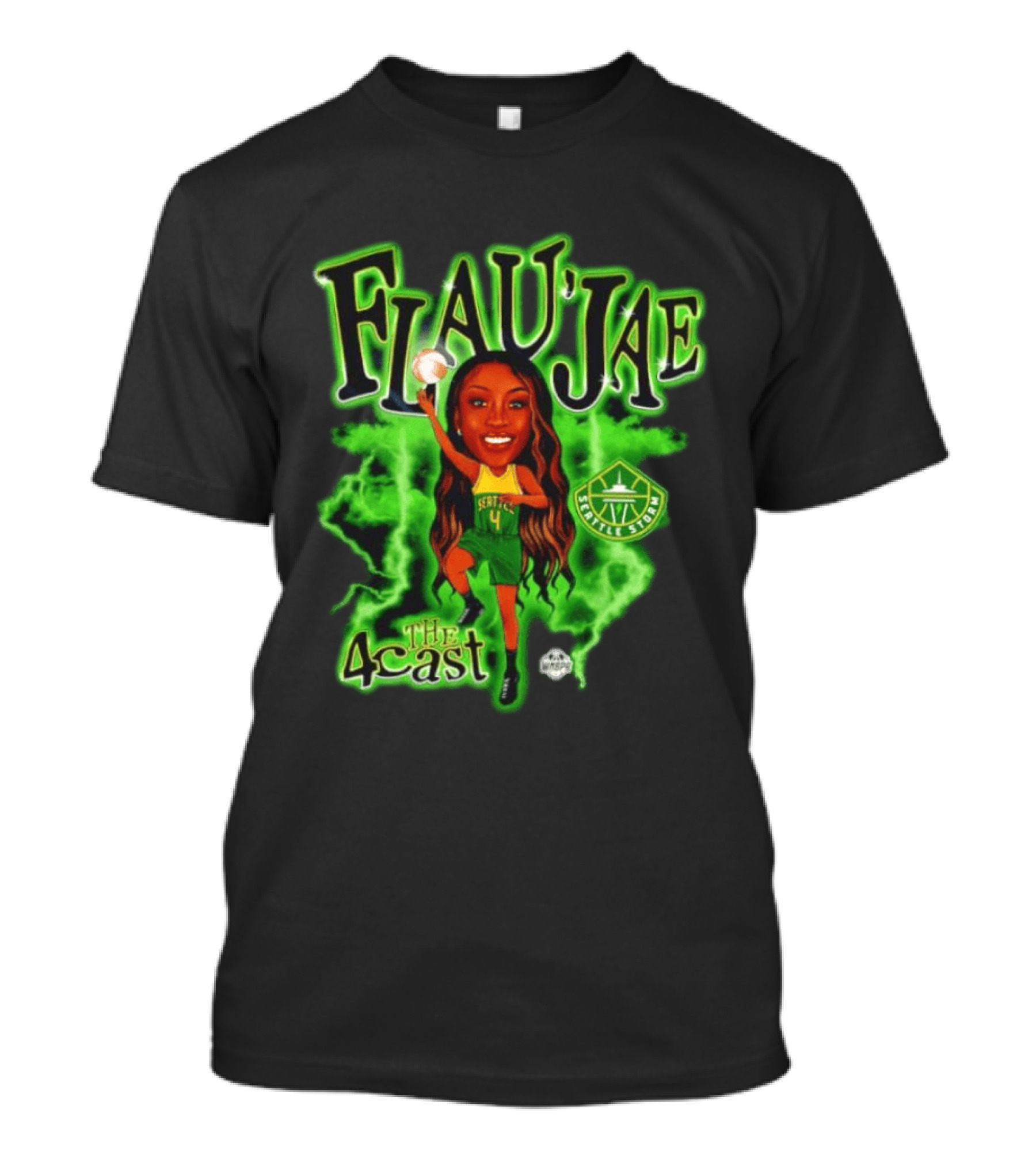 Flau'jae Johnson Seattle Storm The 4cast WNBA T-Shirt