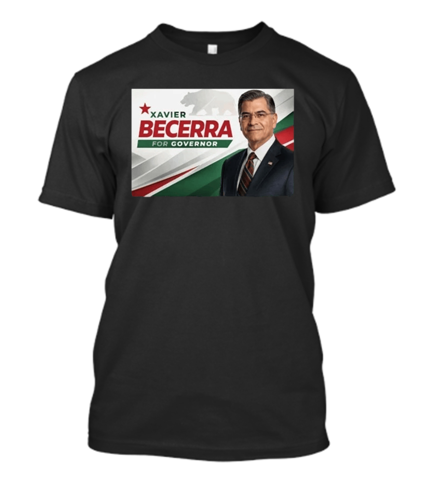 Xavier Becerra For Governor California 2026 Campaign T-Shirt