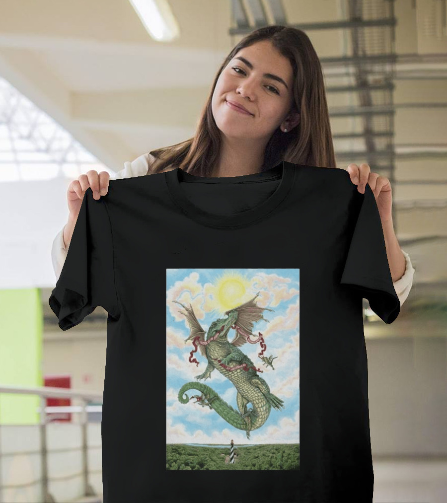 Goose St. Augustine Amphitheatre Concert April 18 19 2026 Flying Dragon And Lighthouse T-Shirt
