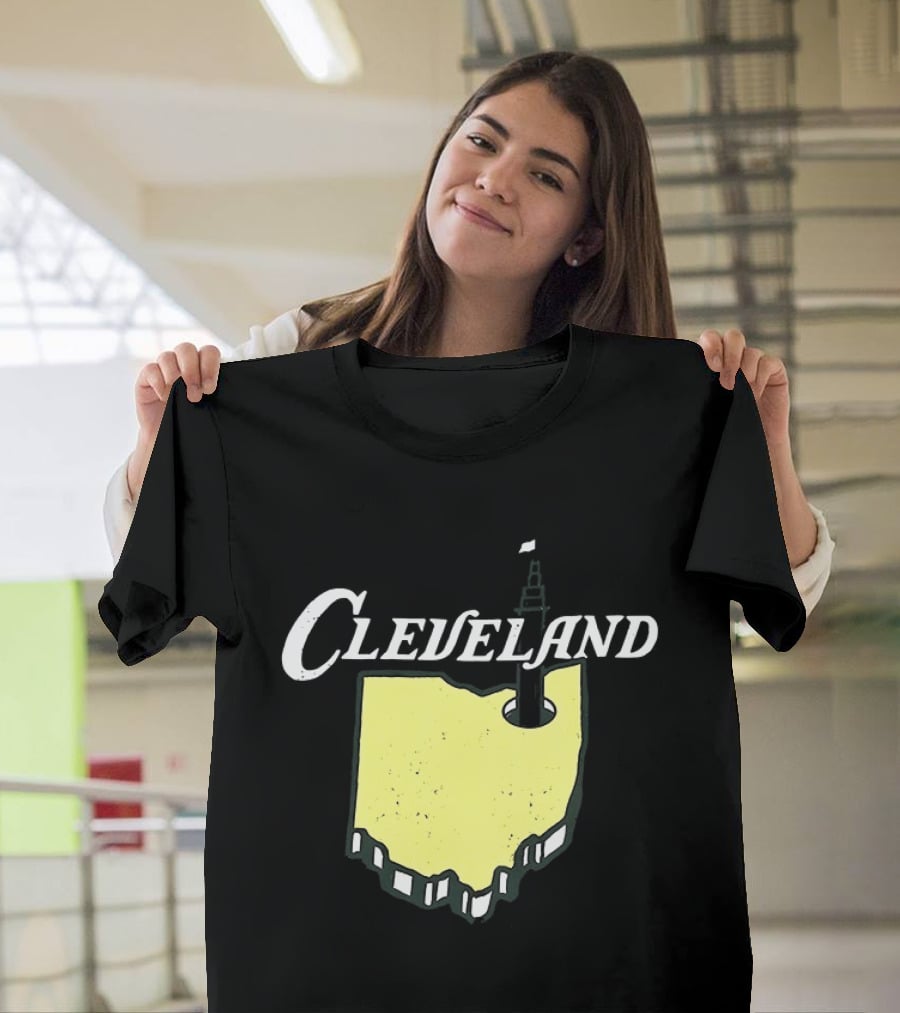 Cleveland Golf 2026 Ohio Map Tower T-Shirt