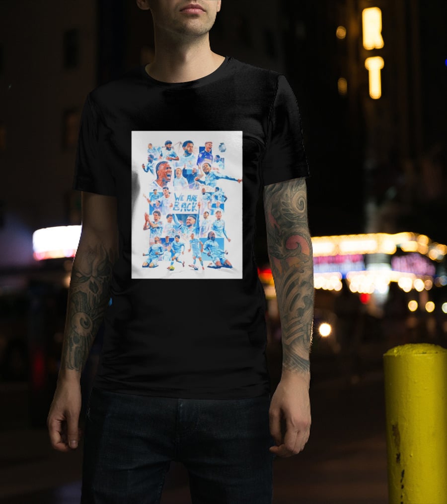 Coventry City Football Club We Are Back Celebration Players Team Unity T-Shirt