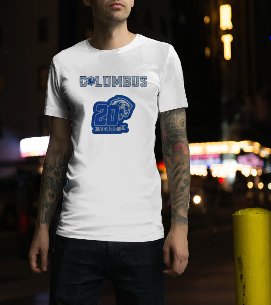 Columbus Lions 20 Years Celebration T-Shirt