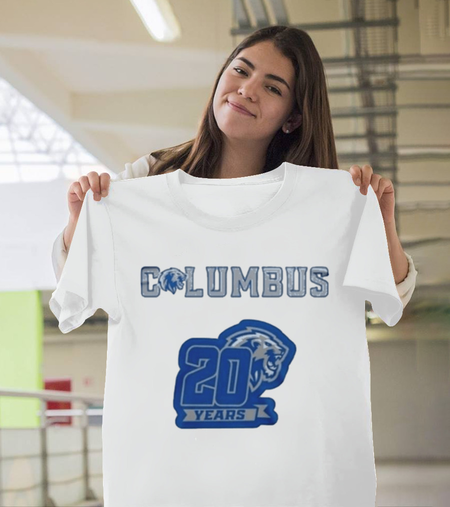 Columbus Lions 20 Years Celebration T-Shirt