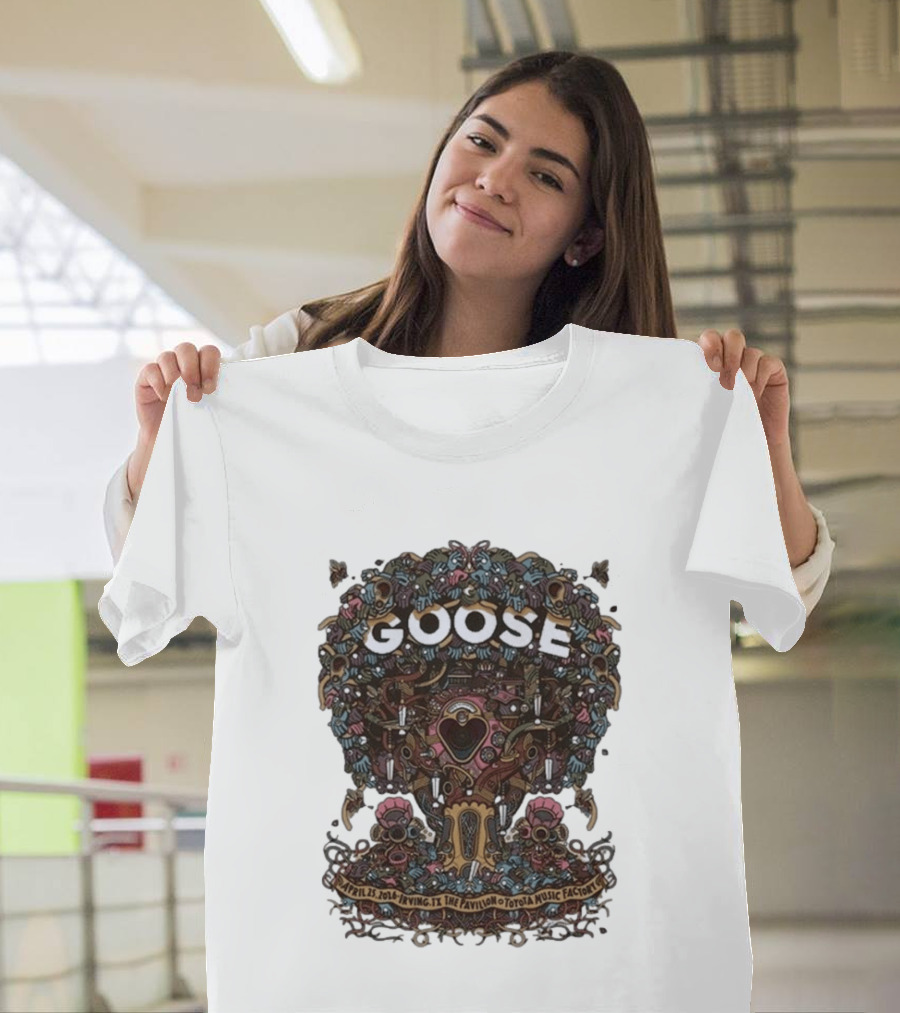 GOOSE April 25 2016 The Pavilion At Toyota Music Factory Irving TX Event T-Shirt