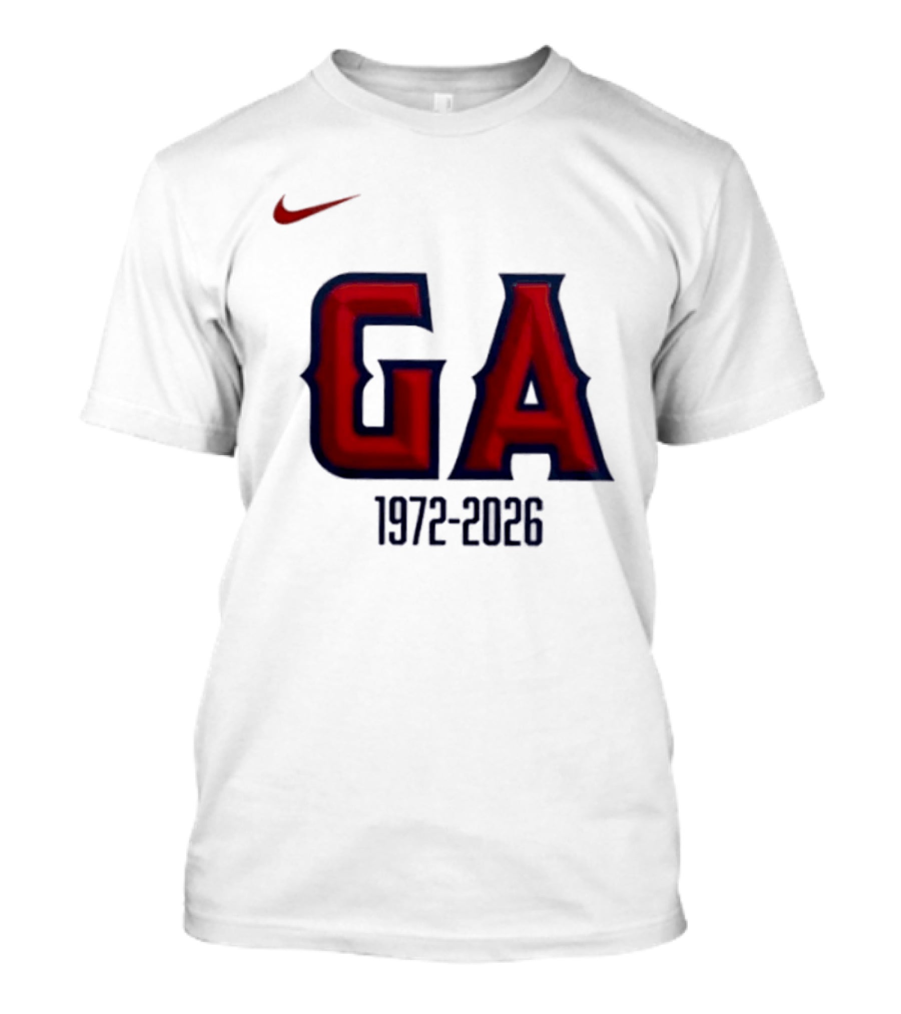 Nike Los Angeles Angels GA 1972 2026 T-Shirt