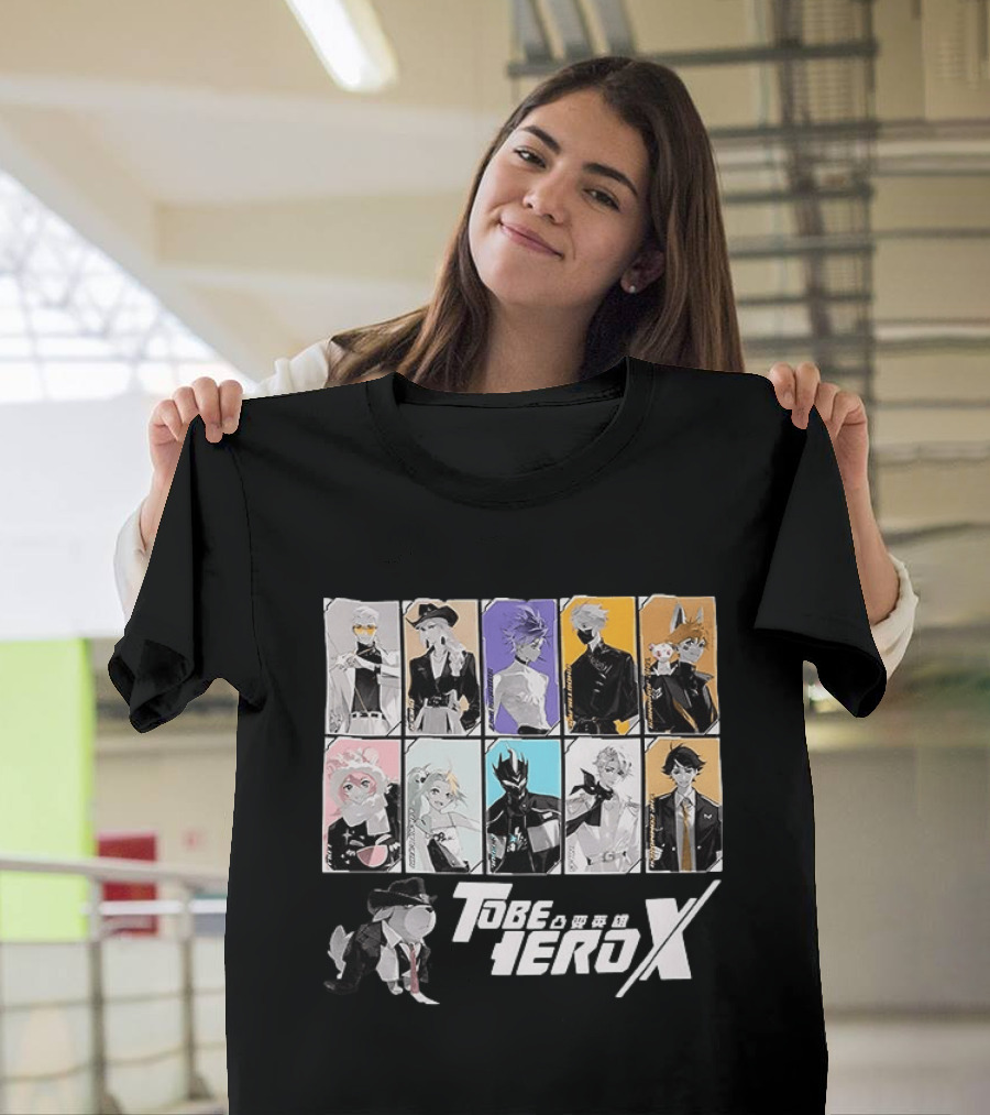 To Be Hero X Character Lineup Top 10 Heroes T-Shirt