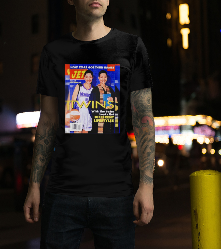 Jet Magazine Pamela McGee And Paula McGee Twins Different Lifestyles July 27 1987 T-Shirt