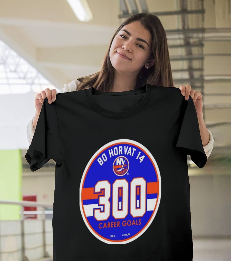 Bo Horvat 14 Islanders NHL 300 Career Goals T-Shirt