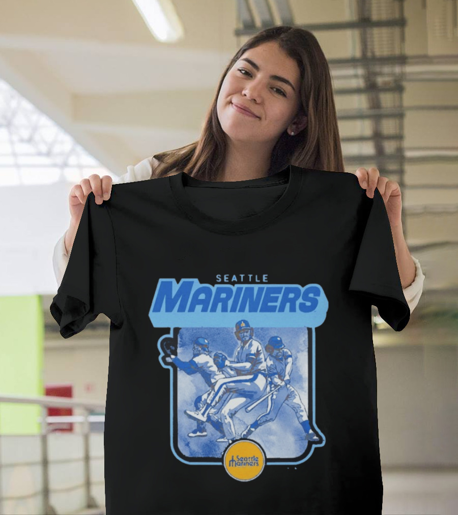 Seattle Mariners Retro Baseball Players T-Shirt