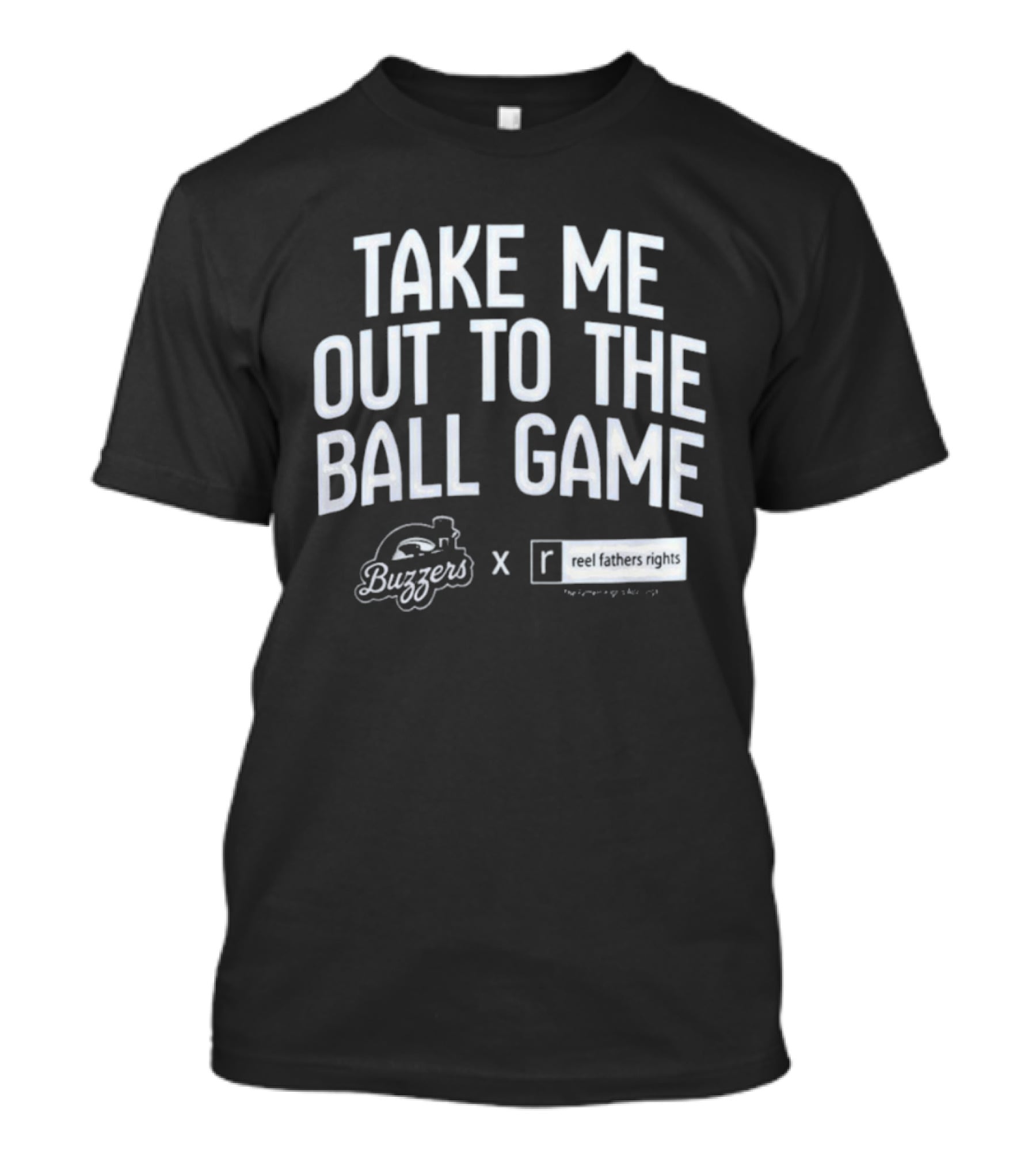 Take Me Out To The Ball Game Buzzers X Reel Fathers Rights Collaboration T-Shirt
