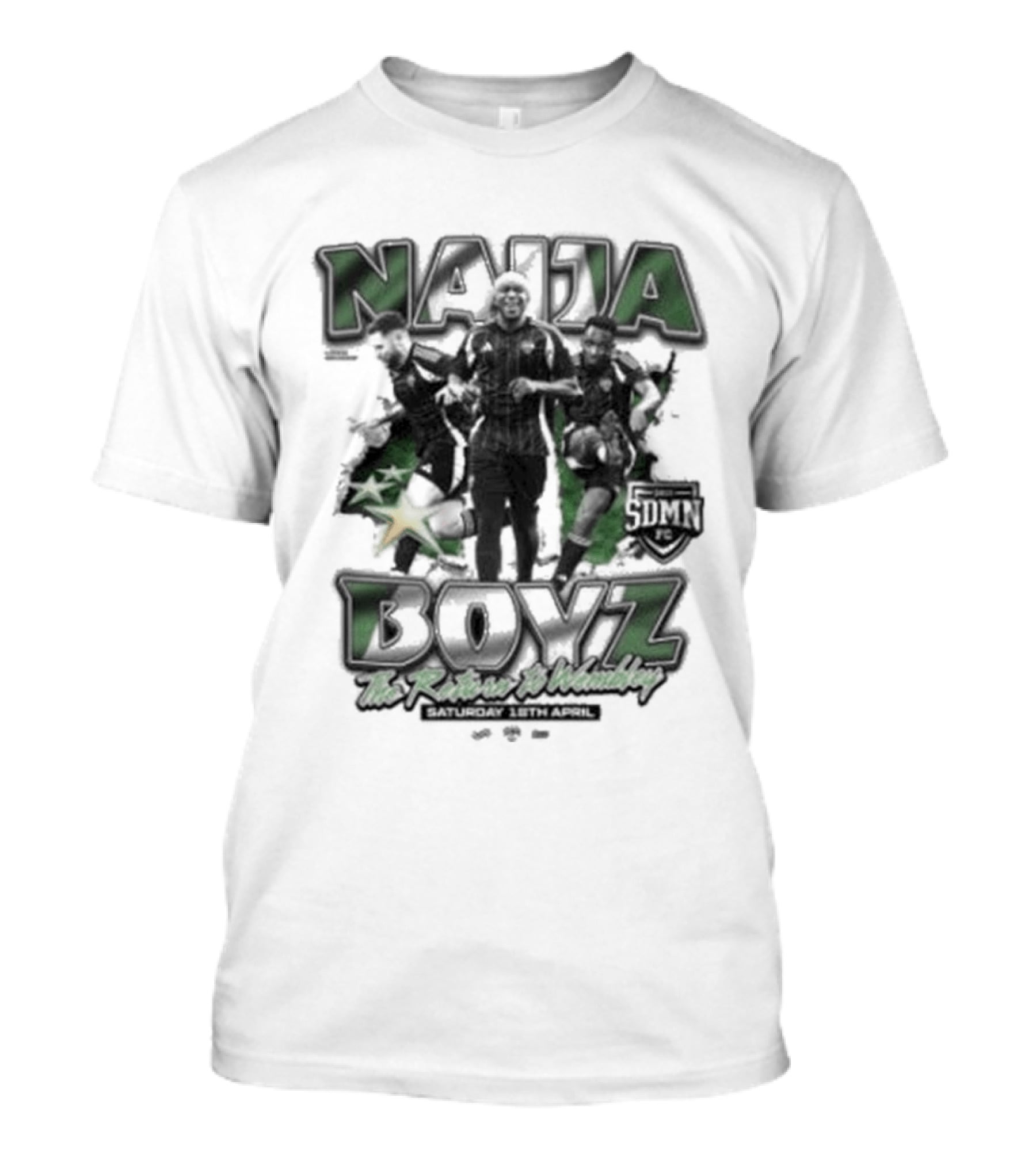 Naija Boyz The Return To Wembley Star T-Shirt
