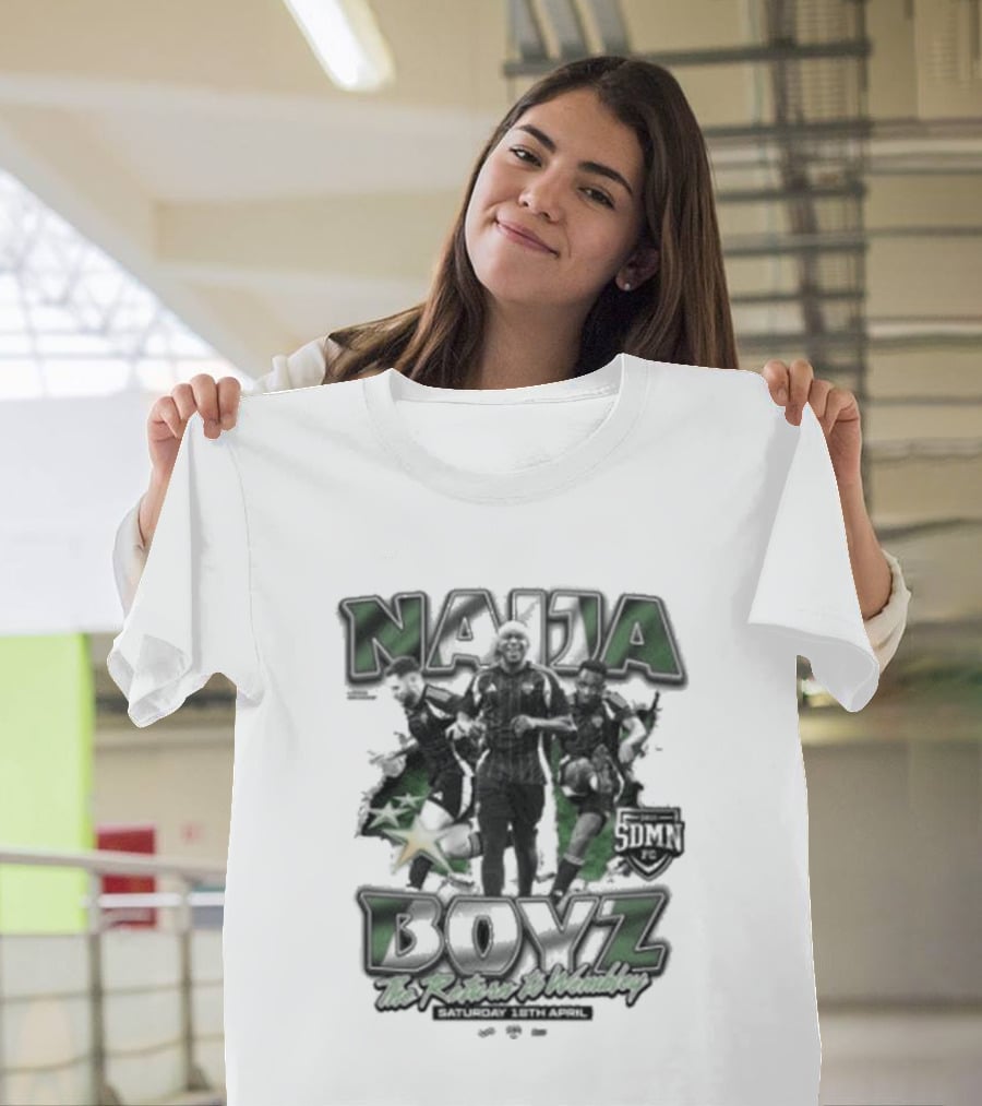 Naija Boyz The Return To Wembley Star T-Shirt