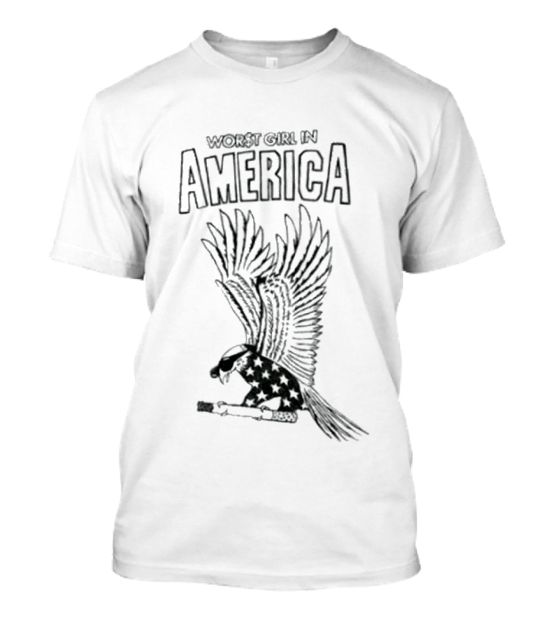Slayyyter Worst Girl In America Eagle T-Shirt