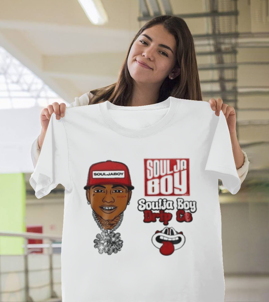 Soulja Boy Drip Co Tour 2026 Grills And Hat Collection T-Shirt