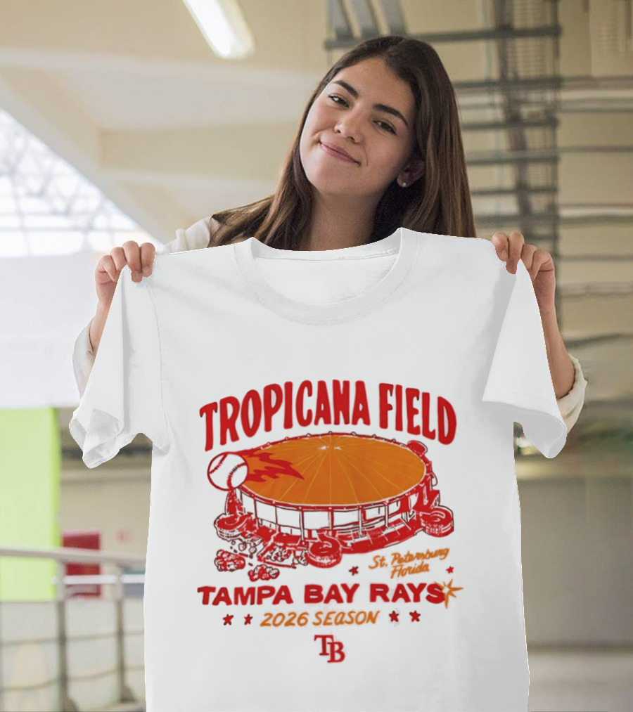 Tropicana Field Tampa Bay Rays Home Run 2026 Season T-Shirt