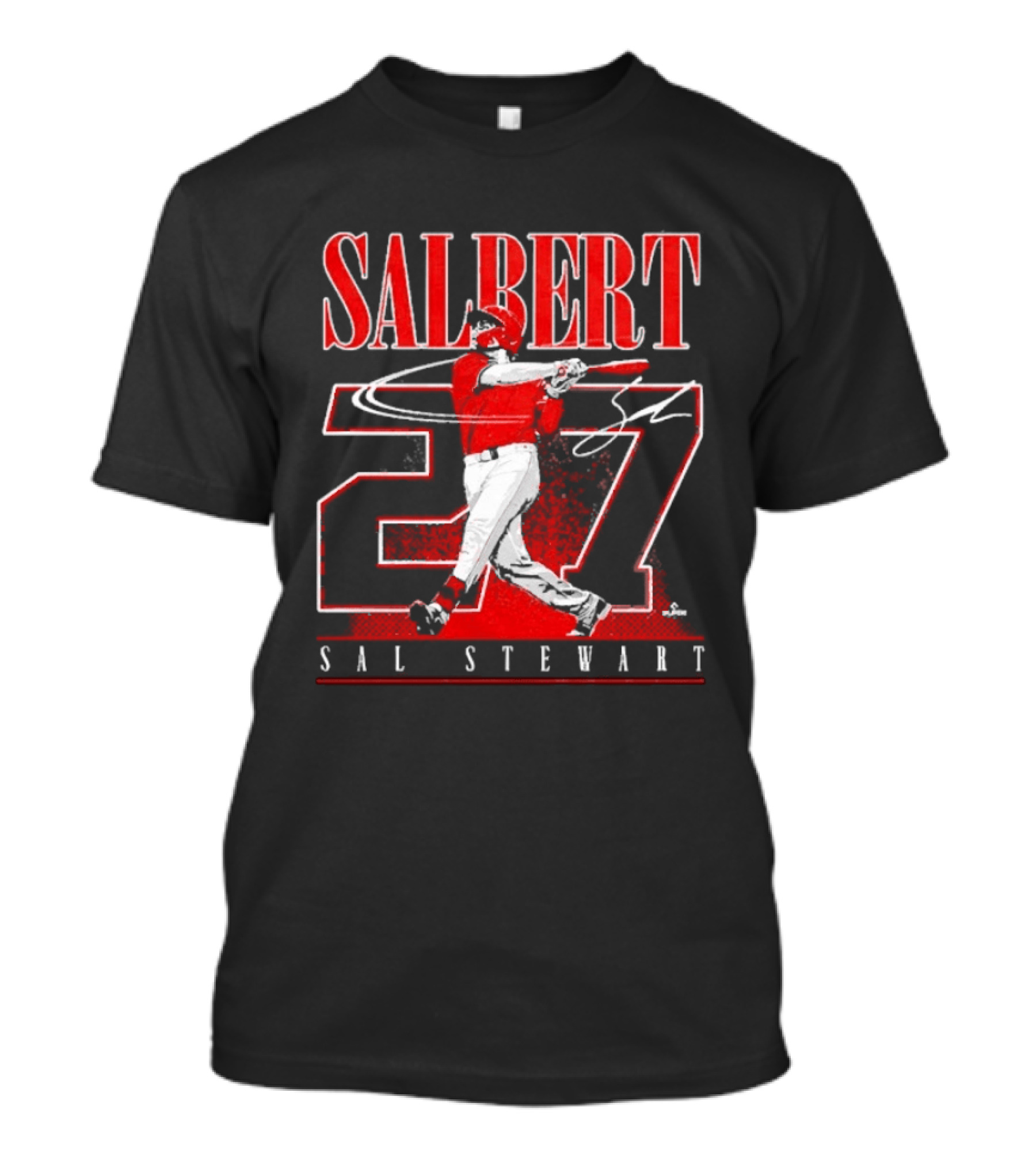 Salbert Sal Stewart Cincinnati Reds 27 Player T-Shirt