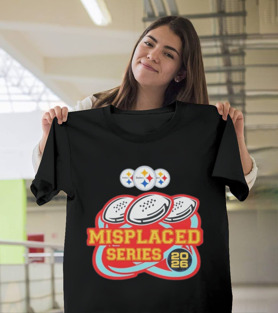 Steelers Misplaced Series 2026 Football Trio T-Shirt
