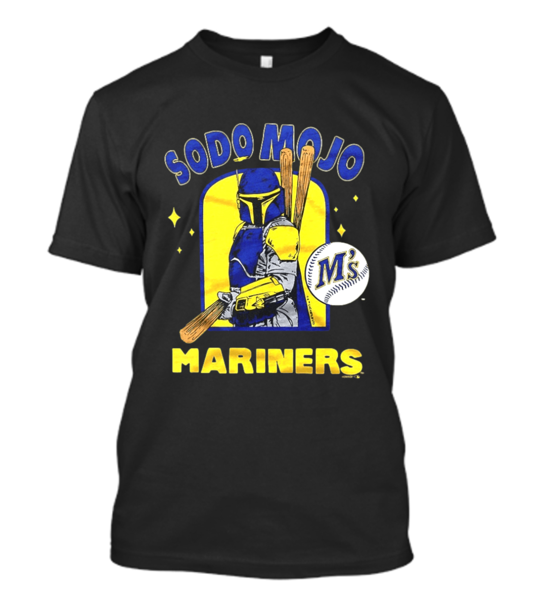 Sodo Mojo Mariners Star Wars M's Baseball T-Shirt
