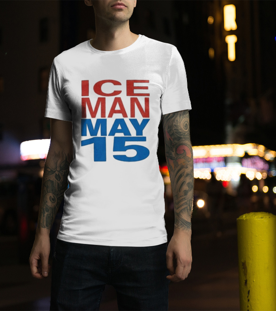 Iceman May 15 Bold Red Blue T-Shirt