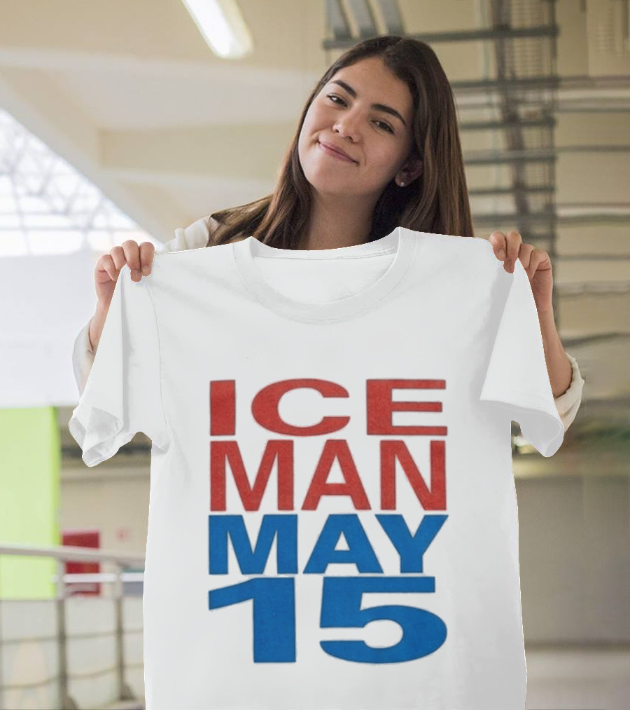Iceman May 15 Bold Red Blue T-Shirt