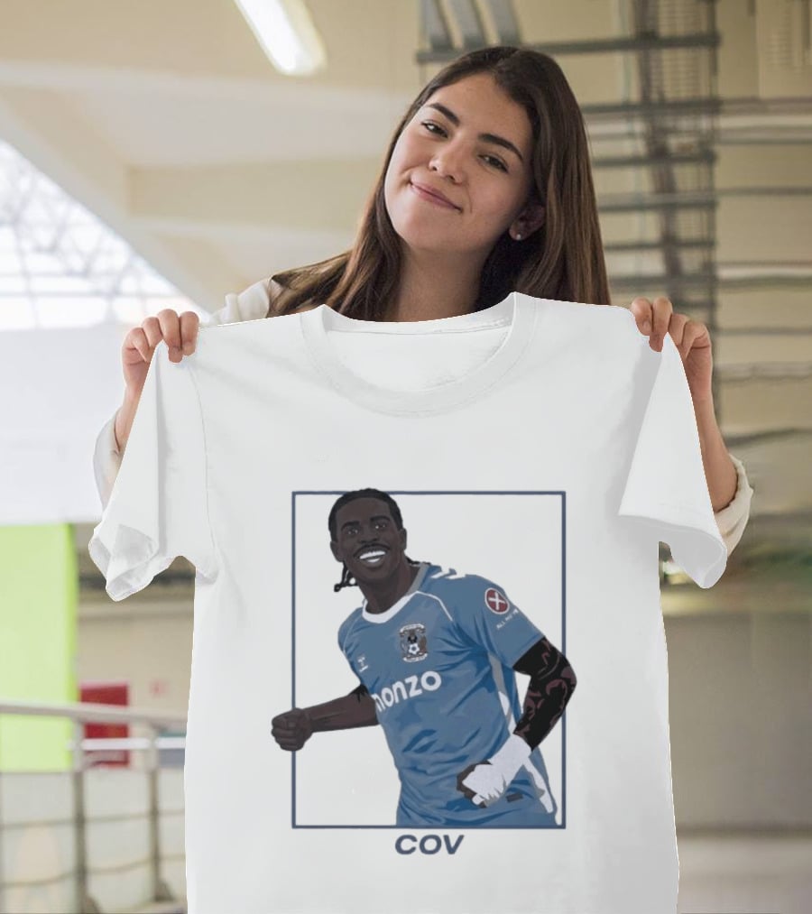 Coventry City FC Haji Wright Monzo Sponsor Premier League Comeback T-Shirt