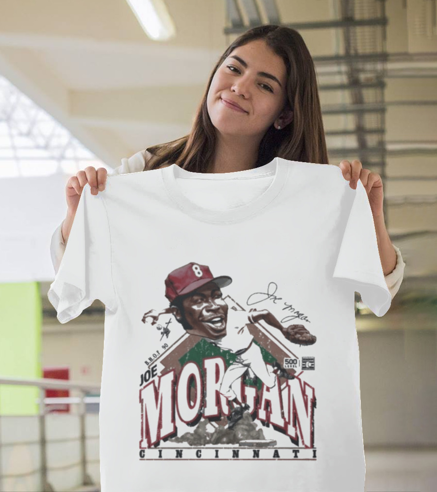 Joe Morgan Cincinnati Bruce Stark Collection 1981 T-Shirt