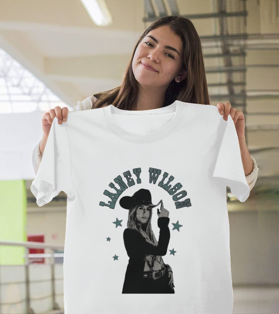 Lainey Wilson Tour 26 Western Cowboy Hat Starry Country Music T-Shirt