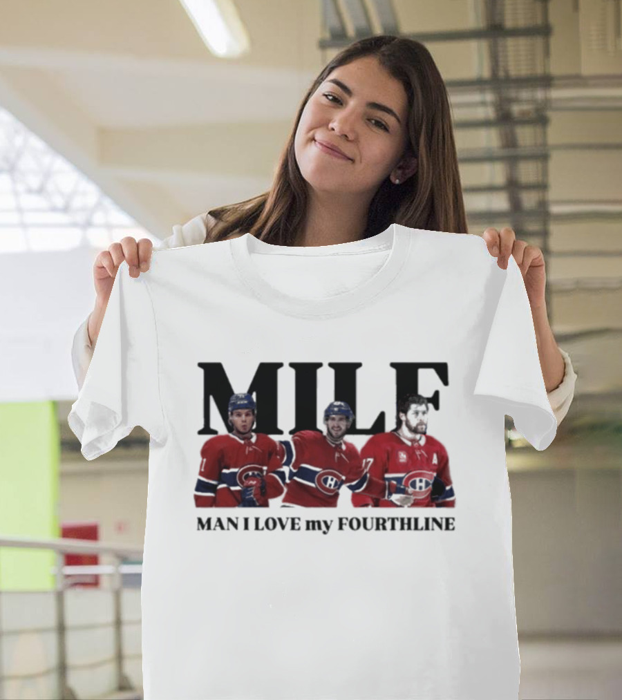 Milf Man I Love My Fourthline Montreal Canadiens Players T-Shirt