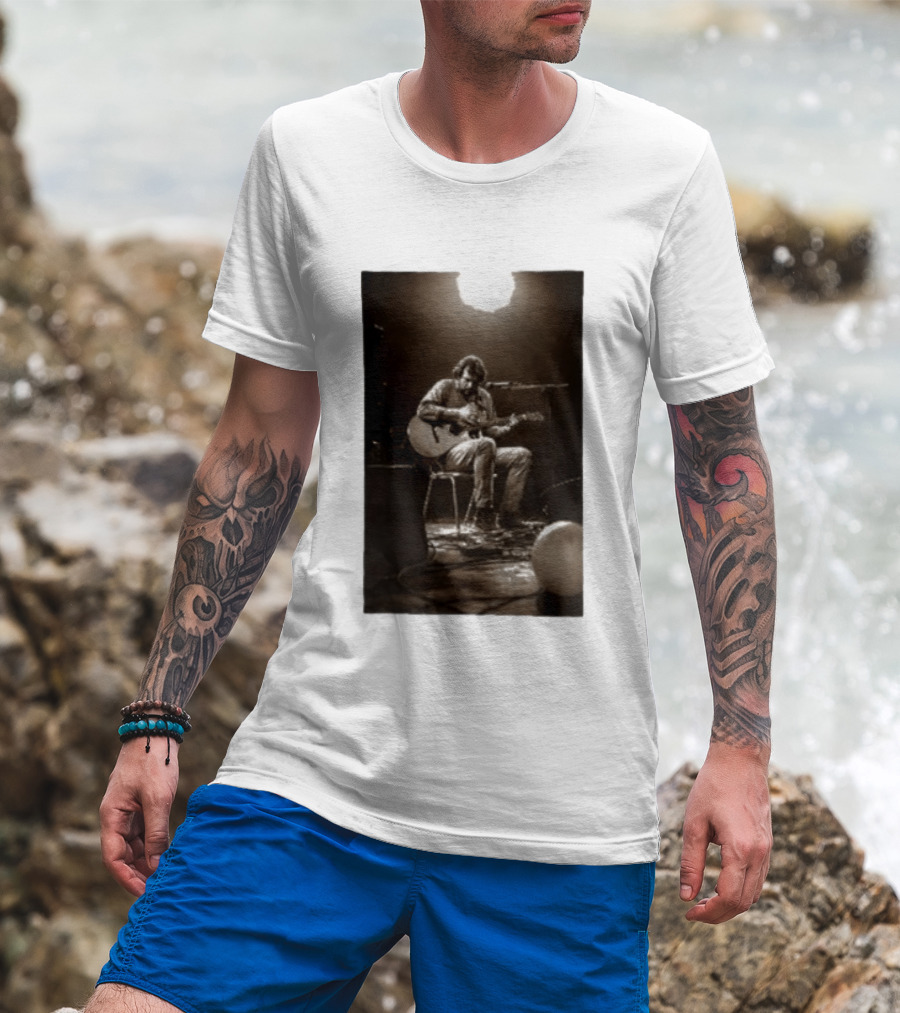 Space Wrangler Raise Another Glass To The Dreams So Near Guitarist On Stage T-Shirt