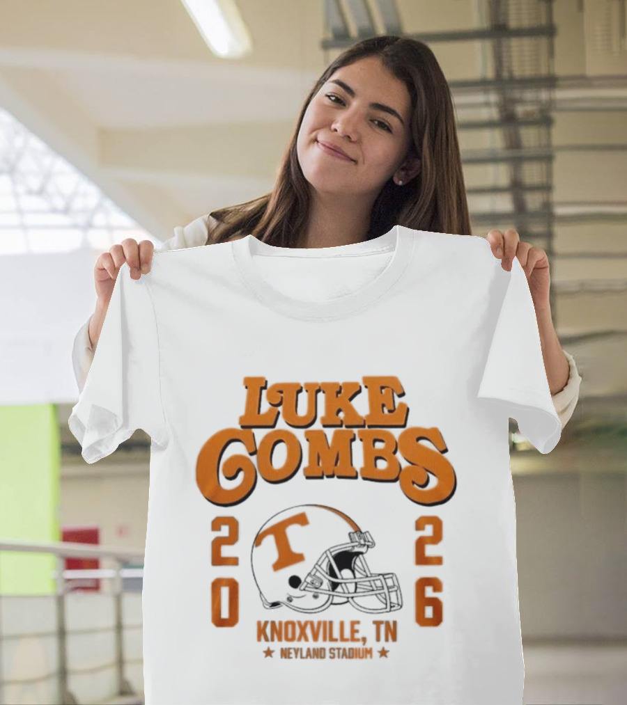 Luke Combs Tennessee Volunteers Knoxville Concert 2026 Stadium Tour T-Shirt