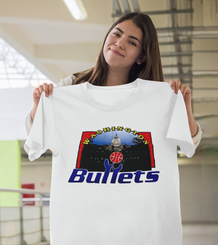 Washington Bullets Capitol Basketball T-Shirt