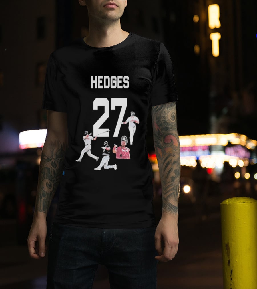 Hedges 27 Baseball Player Action Figures T-Shirt