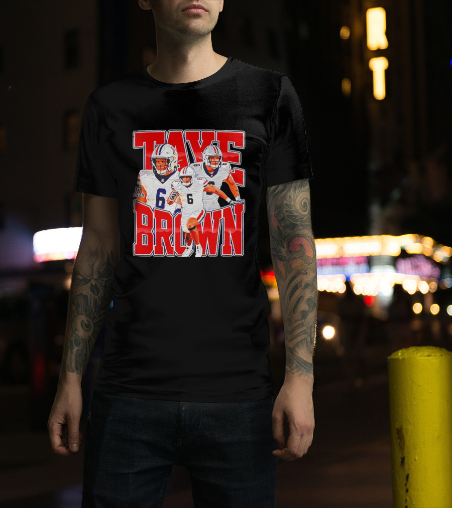 Taye Brown Arizona Wildcats Football Player Number 6 Collage T-Shirt