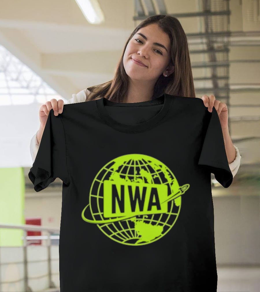 NWA National Wrestling Alliance Space Globe Comet Variant T-Shirt
