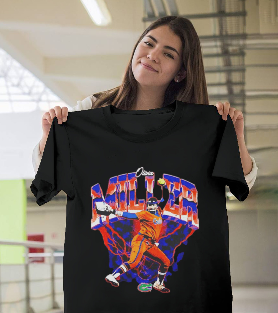 Florida Gators Softball Olivia Miller Lightning Pitcher T-Shirt
