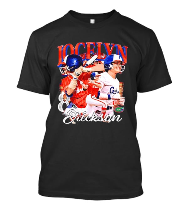 Jocelyn Erickson Florida Gators Softball Player Collage T-Shirt