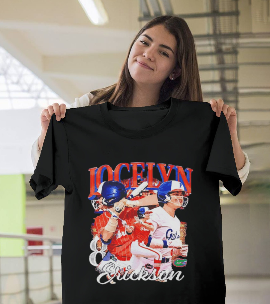 Jocelyn Erickson Florida Gators Softball Player Collage T-Shirt