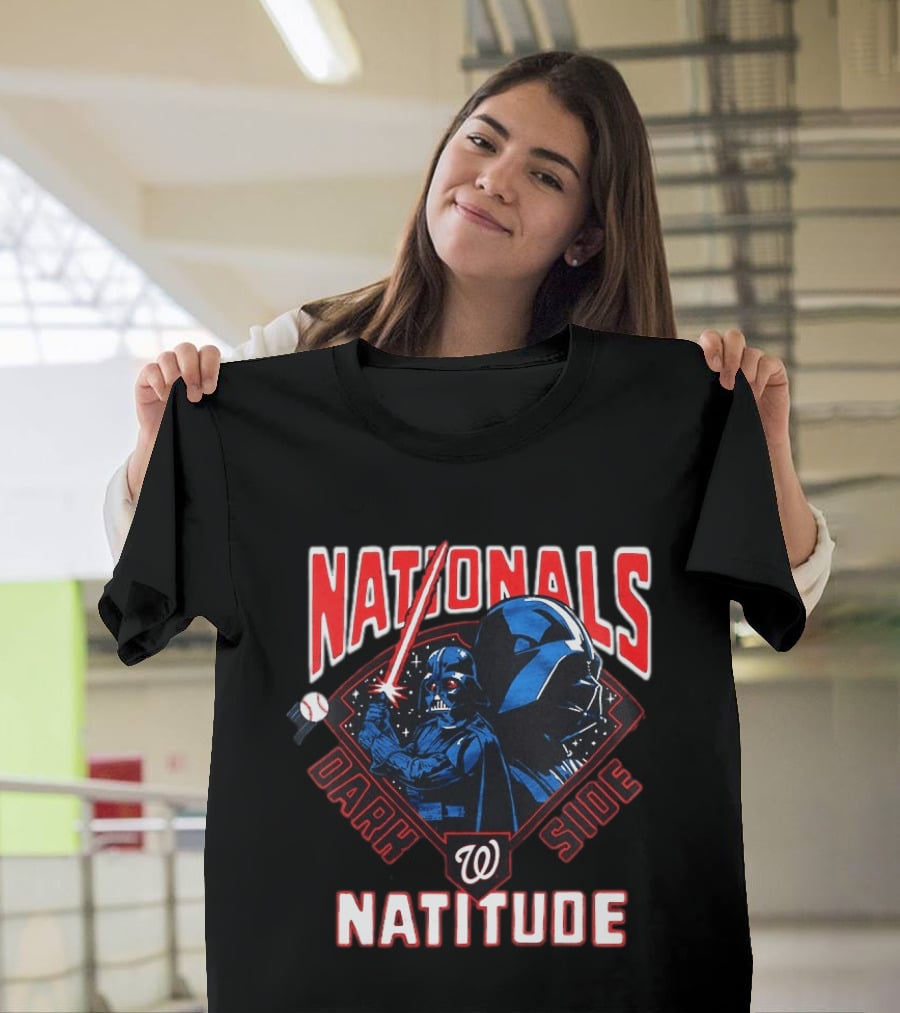 Nationals Natitude Dark Side Darth Vader Star Wars T-Shirt