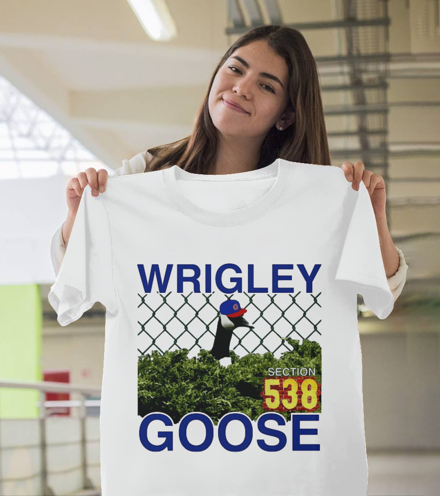 Wrigley Goose Section 538 Chicago Cubs MLB T-Shirt